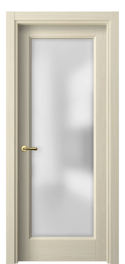 Дверь межкомнатная 1402 МОЯ САТ. Цвет Молочный ясень. Материал Ciplex ламинатин. Коллекция Galant. Картинка.