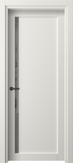 Дверь межкомнатная 2110 ПЭБЛ ЗЕР СЕР. Цвет ПЭТ белоснежный. Материал ПЭТ. Коллекция Нео. Картинка.