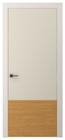 Дверь межкомнатная АКП 4229 ПЭСБ. Цвет ПЭТ светло-бежевый. Материал ПЭТ. Коллекция Фридом. Картинка.