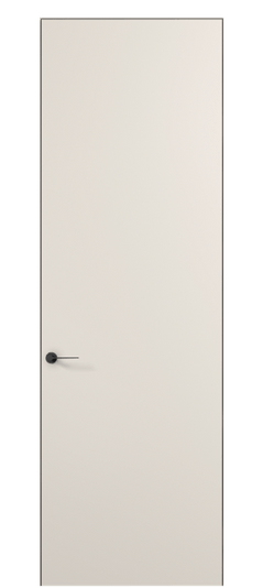 Дверь межкомнатная АКУ 0010 ПЭКБ. Цвет ПЭТ кремово-белый. Материал ПЭТ. Коллекция Planum Pro. Картинка.