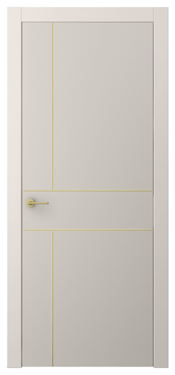 Дверь межкомнатная АКП 4209 ПЭСС. Цвет ПЭТ светло-серый. Материал ПЭТ. Коллекция Freedom. Картинка.