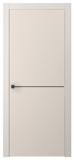 Дверь межкомнатная АКП 4207 ПЭПБ. Цвет ПЭТ пудровый бежевый. Материал ПЭТ. Коллекция Freedom. Картинка.