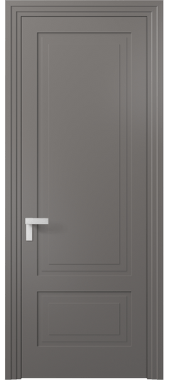 Дверь межкомнатная Межкомнатная дверь Rocca 8341 Гладкая эмаль (рокка, росса, рока, роса, рокко, rocco, roco, rokko, roko, rokka, hjrrfr). Цвет Матовый классический серый. Материал Гладкая эмаль. Коллекция Rocca. Картинка.