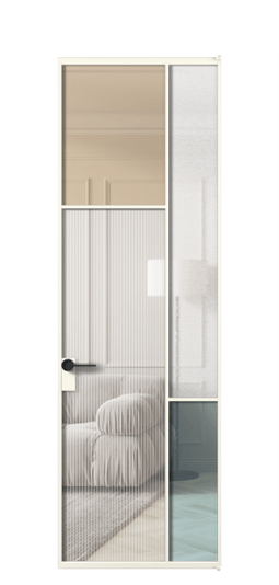 Межкомнатная дверь АЛПЛ041.10 АЖМ 4 стекла. Цвет Алюминий жемчужный. Материал Алюминий в эмали. Коллекция Mosaic. Фото. Дверь межкомнатная АЛПЛ041.10 АЖМ 4 стекла. Цвет Алюминий жемчужный. Материал Алюминий в эмали. Коллекция Mosaic. Картинка.