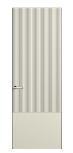 Дверь межкомнатная Межкомнатная дверь Velvet АКП 8203 Гладкая эмаль (велвет, вельвет, рифленые двери, двери с рифлением, двери с фрезеровкой, фрезерованные двери, вэлвэт, вэлвет, dtkmdtn, dtkdtn). Цвет Матовый молочно-белый. Материал Гладкая эмаль. Коллекция Velvet. Картинка.