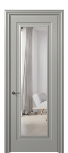 Дверь межкомнатная Межкомнатная дверь Mascot 8403 Гладкая эмаль (маскот, маскотт, масскот, москот, москотт, мосскот, мосскотт, масскотт, vfcrjn, vjcrjn). Цвет Матовый нейтральный серый. Материал Гладкая эмаль. Коллекция Mascot. Картинка.