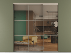 Перегородка Formato внутри проёма телескопик синхро 2