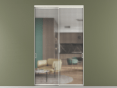 Перегородка Formato внутри проёма двустворчатая