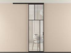 Перегородка Мозаик вдоль стены на потолок 1 створка