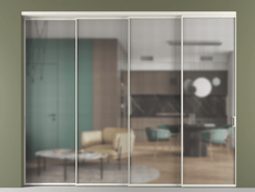 Перегородка Formato внутри проёма телескопик синхро 3